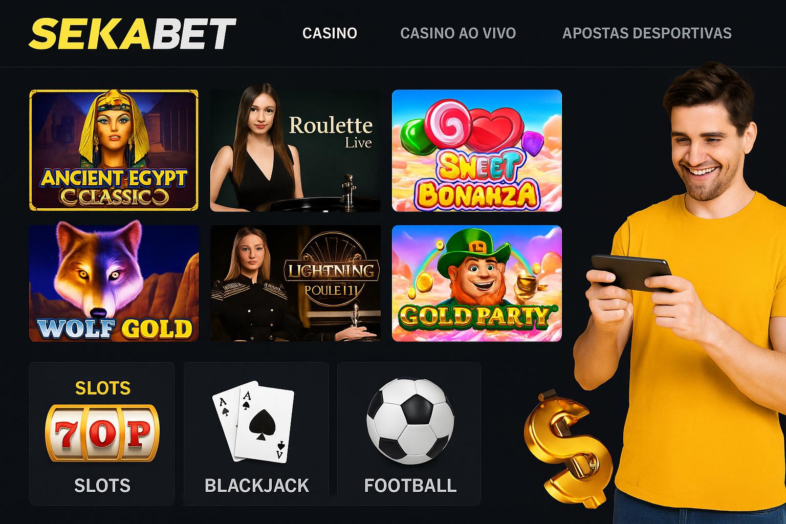Jogos de cassino online inovadores e emocionantes na SEKABET