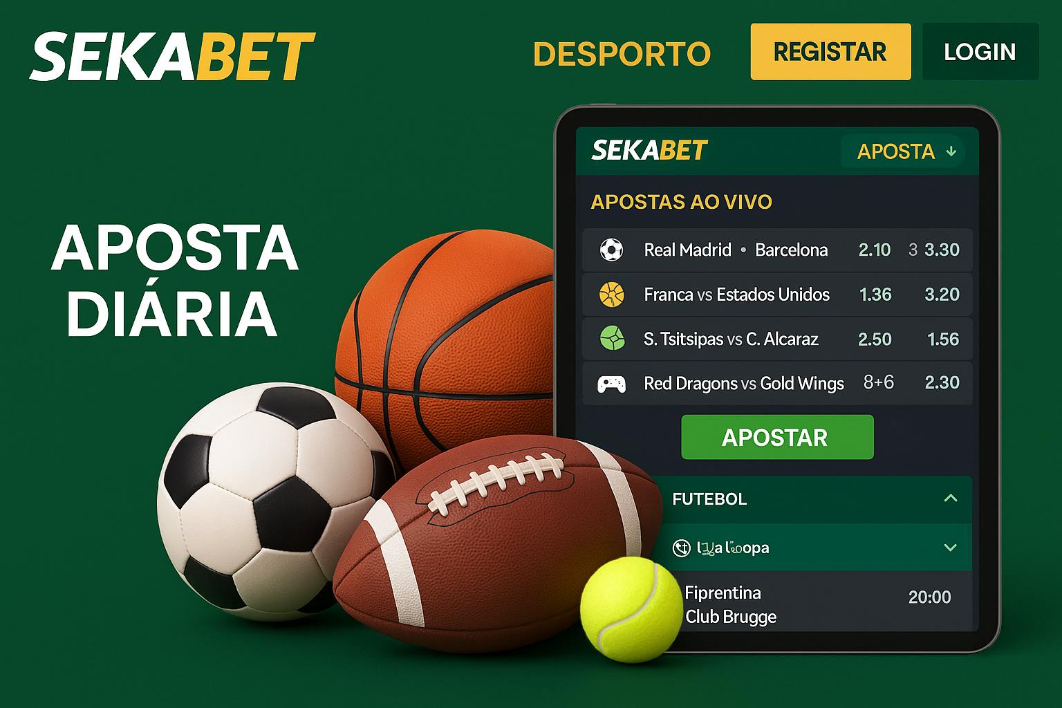 Aposte em apostas esportivas no cassino online SEKABET